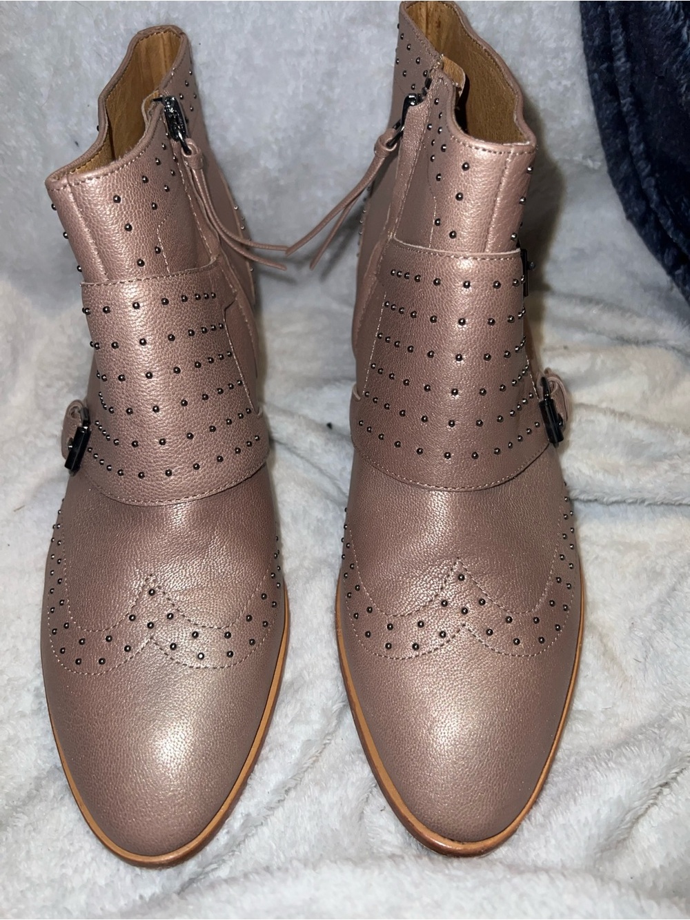 Rebecca minkoff studded ankle booties in woman size 8 - Picture 2 of 7